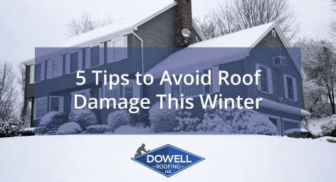 snow-covered house, Dowell Roofing, Murfreesboro Roofers